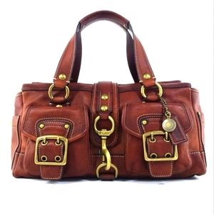 Coach Legacy Mandy Vachetta Saddle Leather Bag